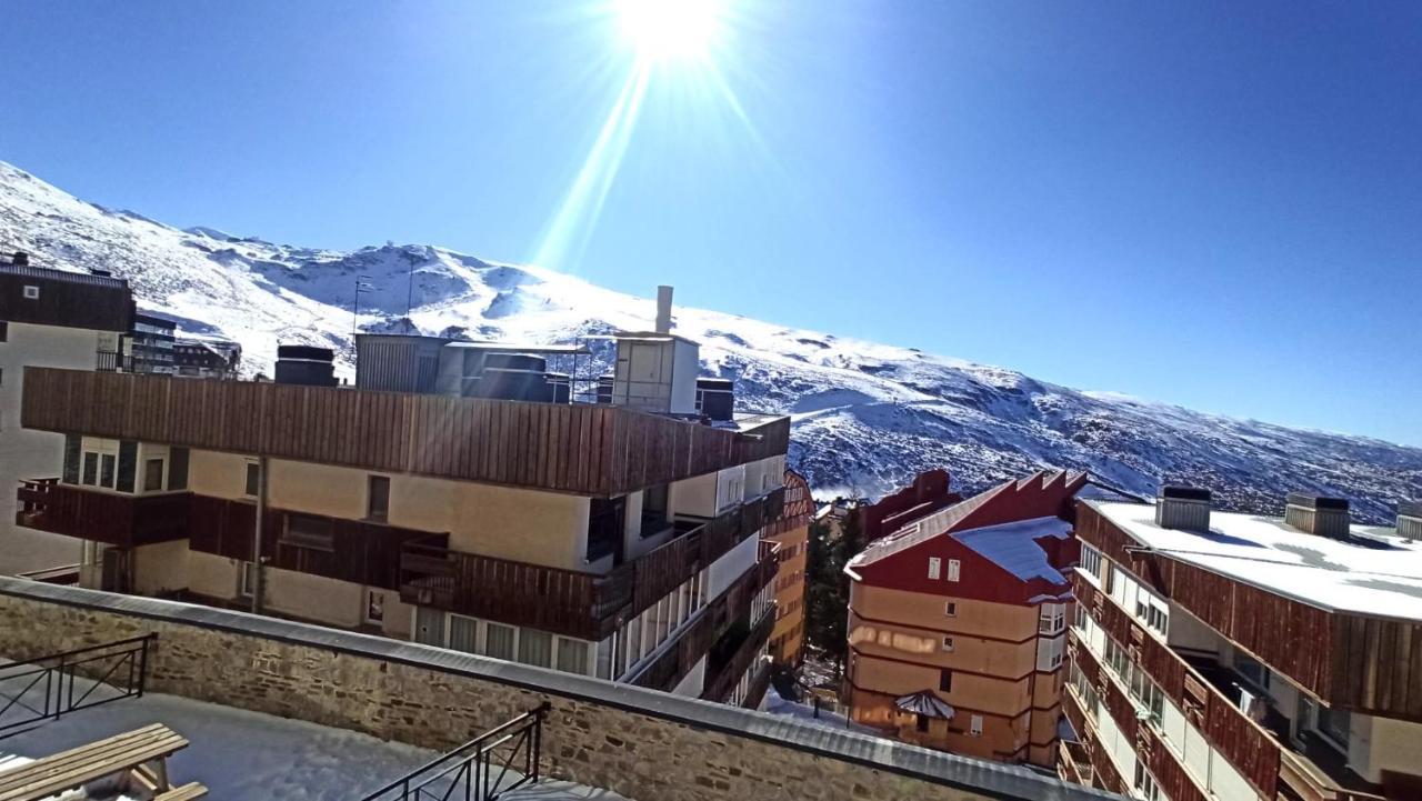 Bed And Snow Ski Zona Media Sierra Nevada Exterior foto